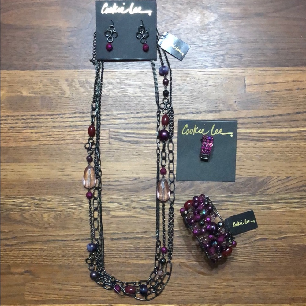 Cookie Lee Fuschia Vibe Set